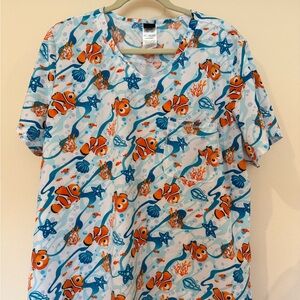 Finding Nemo women’s scrub top